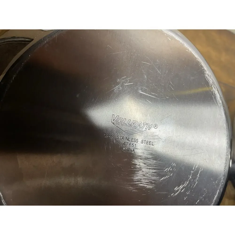 Vollrath 47651 Angled Double Wall Serving Bowl Stainless Steel 1.9 Quarts 2